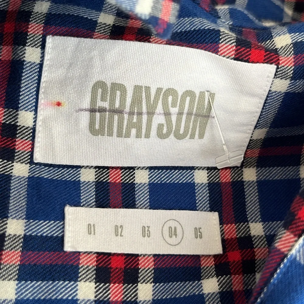 Anthropologie Grayson The Hero Buttondown Lucy Plaid Button Up Shirt - Picture 7 of 10